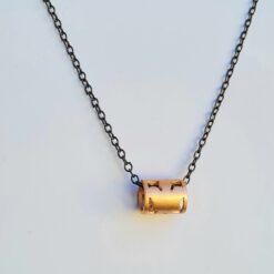 Collana Uomo in Argento e Angelo Rosa MAN19