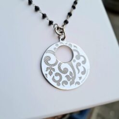 Collana Giannotti in Argento925 e Pietre Nere MIS129