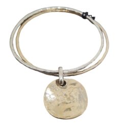 Ursumando doppio Bracciale con Moneta in Argento e Bronzo BR820