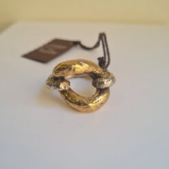 Anello Nodo in Argento e Bronzo