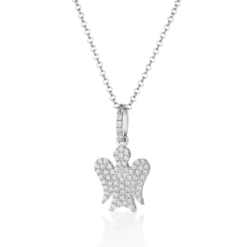 Collana Angelo Big in Argento e Zirconi GIA355