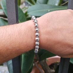 Bracciale Palline 8 mm in Argento