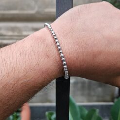 Bracciale Palline 4 mm in Argento