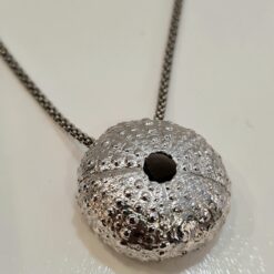 Collana Riccio Di Mare in Argento Realizzato a mano Portafortuna