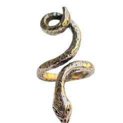 Anello Serpente MAEVA Argento925 Martellato Lav.Artigianale