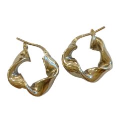 Orecchini Argento925 mod.cerchio canna Torchion