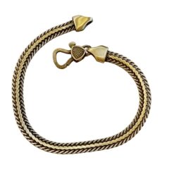 Bracciale Snake maglia piatta in Argento925 con Gancio Special