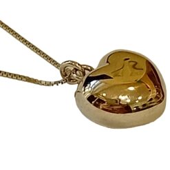 Collana Cuore Bombato mis.piccola in Argento925 Silver