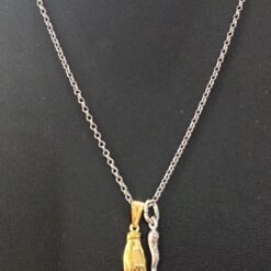 Collana Fortuna Argento 925 con Due Amuleti