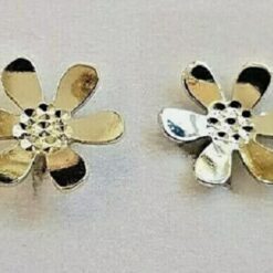 Orecchini fiorellini in Oro Bianco 750/ooo (18kt)