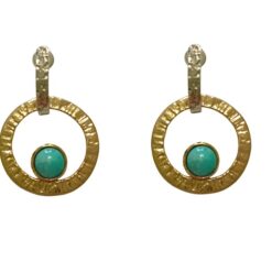 Ursumando Orecchini in Argento925 e Bronzo con Amazzonite OR984