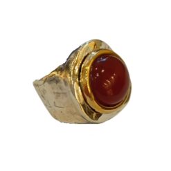 Anello MAEVA Collection in Argento925 e Bronzo  Corniola