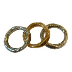 Anello MAEVA TRITTICO - 3 IN 1 - 2 x Argento925 - 1 x Bronzo