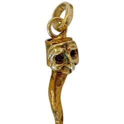 Ciondolo Corno Pulcinella Argento925 e Bronzo